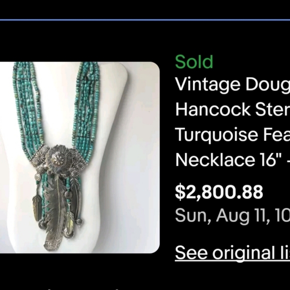 Mummys Bundle Mary & Doug Hancock VERY RARE Necklace - Picture 9 of 9